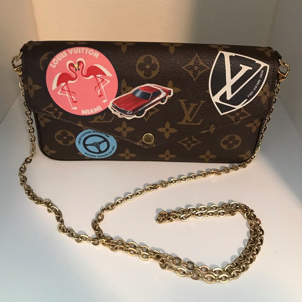 Louis Vuitton world tour Felicie crossbody